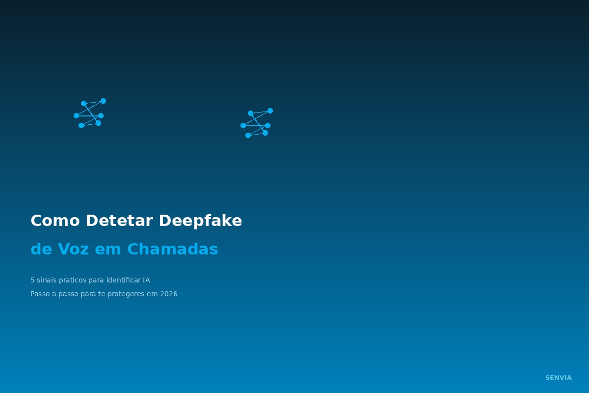 Como detetar deepfake de voz em chamadas
